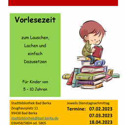 Einladung Lesestunde